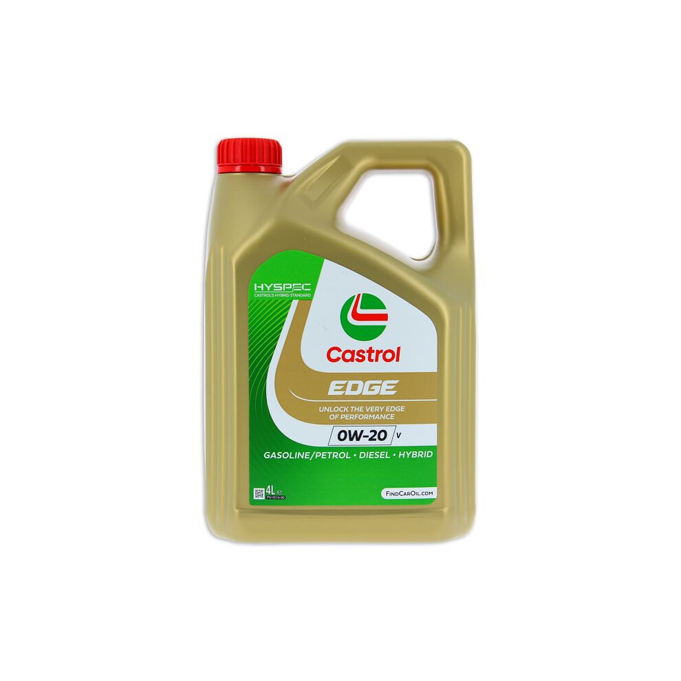 Castrol Engine Oil - Edge 0W-20 V - 4L - 0W20