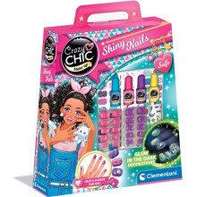18689 Uñas brillantes en la oscuridad Crazy Chic-Shiny Make Up for Girls Age 6, Nail Art for Kids, Multicolour, M