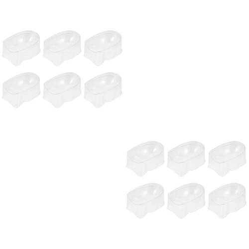 12Pièces Plateau Réutilisable Pour Poudre À Ongles Usage 1