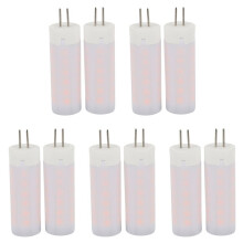 10 Pcs 3W 230 Lm G4 Led Mais Lumieres 36 Leds Smd 2835 Effet de Flamme Blanc Chaud 12V (Blanc Chaud, Dc12V)