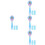4Sets Kinderspielzeug Bubble Blau Mit Leuchtendem Hexenstab 6