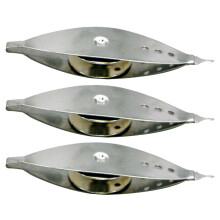 3Pcs Silver Metal Tatting Shuttle Weaving Tool For LaceMaking Handmade