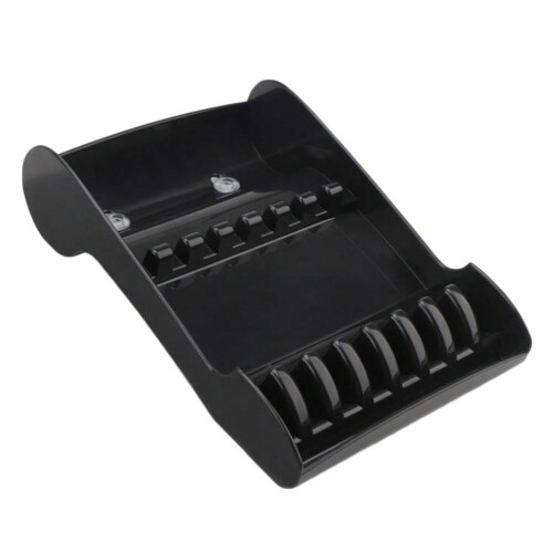 3Pièces Organiseur Noir Accessoires Ciseaux Clips Salon