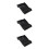 3Pièces Organiseur Noir Accessoires Ciseaux Clips Salon 5