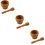 3Pièces Accessoires Cuisine Bois Ergonomiques Pour Ail 9