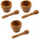 3Pièces Accessoires Cuisine Bois Ergonomiques Pour Ail 3