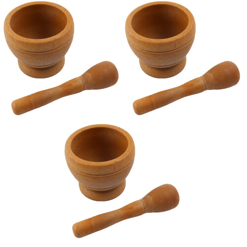 3Pièces Accessoires Cuisine Bois Ergonomiques Pour Ail 2