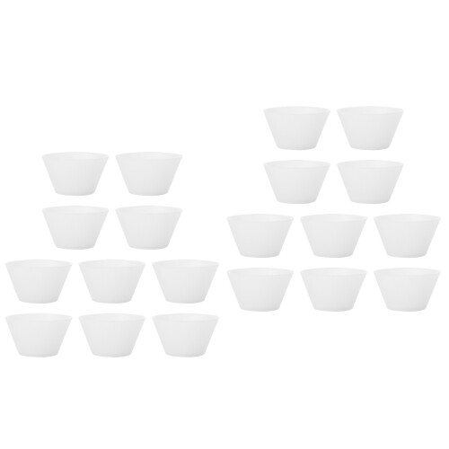 20Pièces Tasses Mélange Silicone Artisanat Outils Réutilisables 2