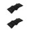 2Pièces Filet Ventilation Pour Barre De Protection Noir 5