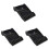 3Pièces Organiseur Noir Accessoires Ciseaux Clips Salon 2