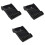 3Pièces Organiseur Noir Accessoires Ciseaux Clips Salon 3