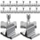 1000Pièces Fixateurs De Fer Argent Pour Bougies Accessoires DIY 2