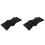 2Pièces Filet Ventilation Pour Barre De Protection Noir 2