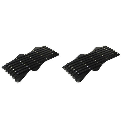 2Pièces Filet Ventilation Pour Barre De Protection Noir 1