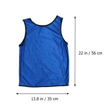 12Pièces Gilets Sport Enfants En Mesh Polyester Pour Entraînement