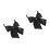 2Pcs Black Pre-Tied Adjustable Bow Tie Set for Men Formal Events 7