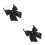 2Pcs Black Pre-Tied Adjustable Bow Tie Set for Men Formal Events 5