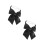2Pcs Black Pre-Tied Adjustable Bow Tie Set for Men Formal Events 4