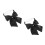 2Pcs Black Pre-Tied Adjustable Bow Tie Set for Men Formal Events 8