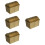 4Pièces Coffret Pirate Mini Plastique Rangement Enfant 6