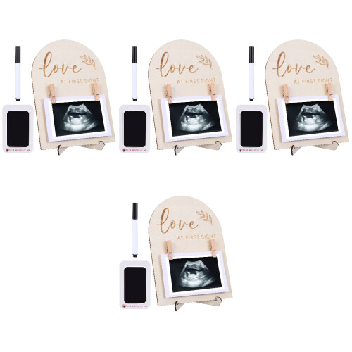 4Pcs Unique Design Baby Keepsake Frames for Photo Display 2