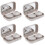 4Sets Compact Grey Contact-Lens Storage Kit with Removal Tool & Holder 7