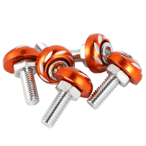 40Pièces Vis De Plaque Aluminium Orange Résistantes 1