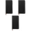 3Pcs Sleek Black Notepad PU Planner Journal for Home and Office 5