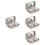 4Sets Compact Grey Contact-Lens Storage Kit with Removal Tool & Holder 8