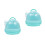 2Pièces Cage Transport Hamster PP Pour Petits Animaux Voyage 5