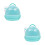 2Pièces Cage Transport Hamster PP Pour Petits Animaux Voyage 9