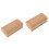 2Pcs Luthier 12 Radius Wooden Sanding Blocks for Guitar Neck Leveling 6