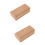 2Pcs Luthier 12 Radius Wooden Sanding Blocks for Guitar Neck Leveling 9