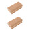 2Pcs Luthier 12 Radius Wooden Sanding Blocks for Guitar Neck Leveling 7