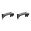 2Pcs Car Navigation Sun Visor Black ABS Pc Auto Accessory Sunshade 9