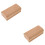 2Pcs Luthier 12 Radius Wooden Sanding Blocks for Guitar Neck Leveling 8