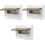 3Pcs Breaker Box ABS White Weatherproof Outdoor Electrical Panel Cover 4