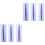 6Pcs Purple Cake Smoother Set Plastic Buttercream Spatulas for Kitchen 3