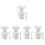 15Pcs White Plastic Spigot for Water Cooler Push Button Replacement 6