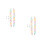 4Pcs Lightweight Acrylic Phone Case Chain Detachable Decorative Strap 7