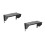 2Pcs Car Navigation Sun Visor Black ABS Pc Auto Accessory Sunshade 10