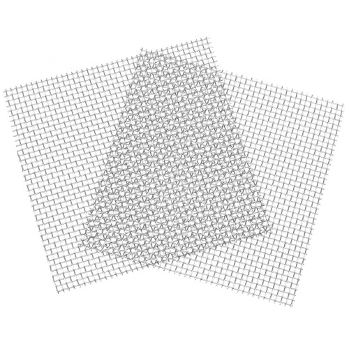 4Pcs Rustproof Stainless Steel Moss Mesh Dark Grey for Water Tank Use