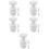 15Pcs White Plastic Spigot for Water Cooler Push Button Replacement 8