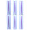 6Pcs Purple Cake Smoother Set Plastic Buttercream Spatulas for Kitchen 5