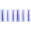 6Pcs Purple Cake Smoother Set Plastic Buttercream Spatulas for Kitchen 2