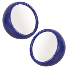 6Pcs Blue Pc Office Cubicle Mirror Computer Monitor Rear View Mirror