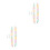 4Pcs Lightweight Acrylic Phone Case Chain Detachable Decorative Strap 6