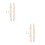 4Pcs Lightweight Acrylic Phone Case Chain Detachable Decorative Strap 9
