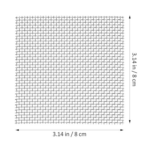 4Pcs Rustproof Stainless Steel Moss Mesh Dark Grey for Water Tank Use 1
