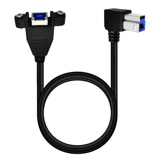 USB 3.0 Cable 90 Degree Angled USB 3.0 Printers Cable for-up